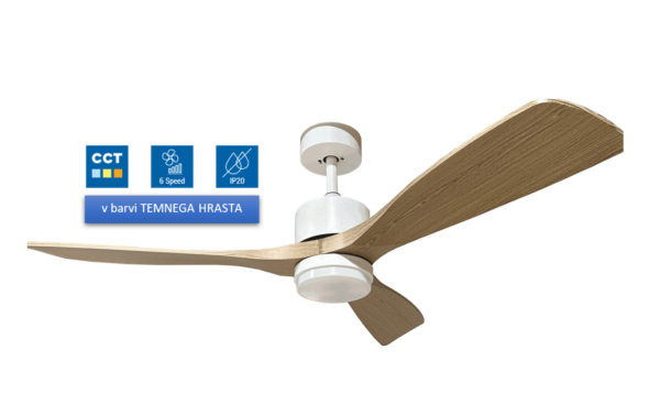 LED stropni ventilator z lučjo 18W 3CCT