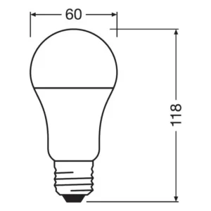 LED sijalka A60 E27 16,4W 1378 lm 3-stopenjsko zatemnjevanje - slika 3