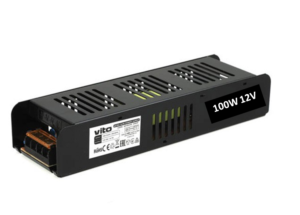 LED napajalnik 100W 12V IP20 8,3A kovinsko ohišje SLIM ZEUS