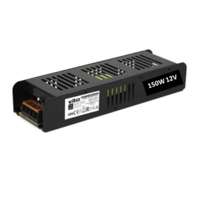 LED napajalnik 150W 12V IP20 12,5A kovinsko ohišje SLIM ZEUS