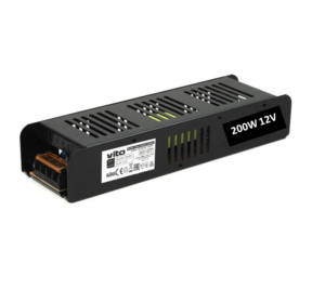 LED napajalnik 200W 12V IP20 16,7A kovinsko ohišje SLIM ZEUS