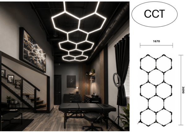 HEXAGON LED modularni sistem razsvetljave