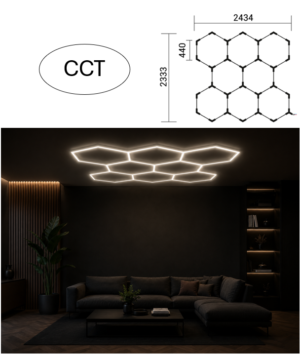 MODULARNI SISTEM RAZSVETLJAVE HEXAGON CCT