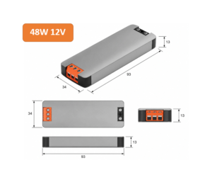 LED napajalnik 48W 12V 4A IP20 ultra tanek NANO