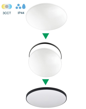 LED plafonjera IP44 cct